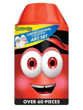 Crayola Limited Edition Art Set 60+ Pieces Crayons Markers Angie Case NWT